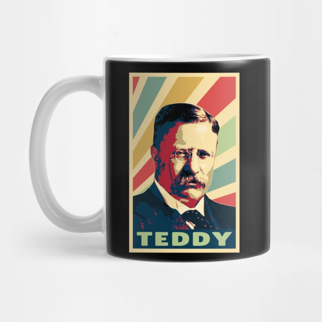 Teddy Roosevelt Vintage Colors by Nerd_art